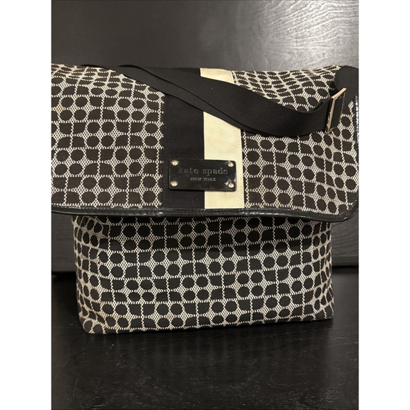 kate spade new york Handbags - Kate Spade New York Noel Serena Baby Bag Black White